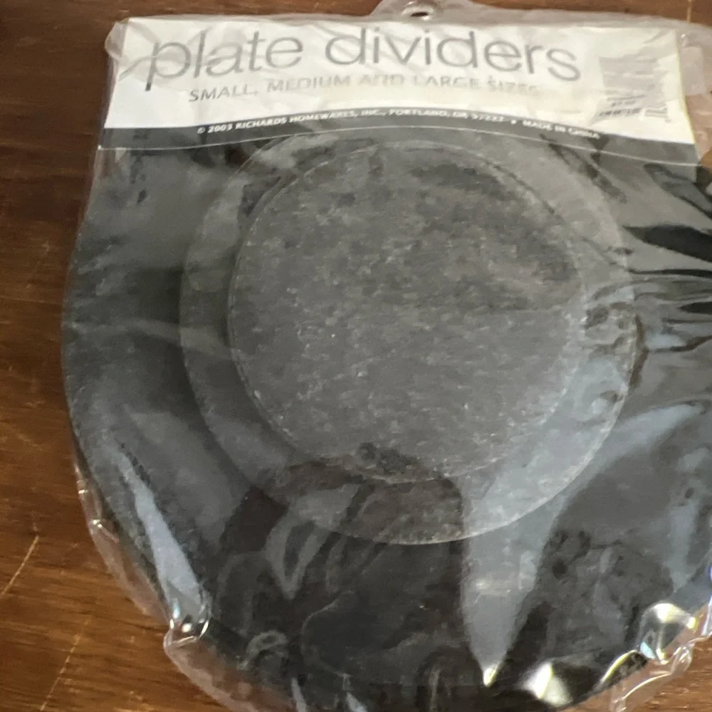 Richards Homewares 48 Soft Felt Plate Dividers – China Protection Set for 12 –
